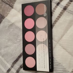 BH Cosmetics Classic Blush 10 color Blush Palette NEW IN BOX